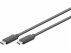 Goobay USB-C USB kabel – 0,5 m černý (67975)