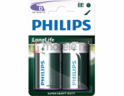 Baterie Philips LongLife D / R20 2 ks.