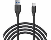 Aukey USB-A - USB-C USB kabel 2 m černý (CB-AC2 BLACK)