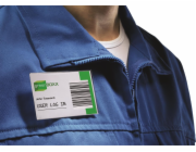 Odolný DURABLE Namensschild mit Kombiklemme 50er Pck transparentní