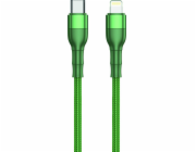 USB kabel 2GO 2GO USB Ladekabel Type C->Lightning grün