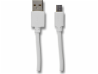 USB 2GO 2GO USB kabel pro Micro-USB kabel - weiss - 100 cm