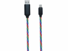 USB kabel 2GO 2GO USB Ladekabel Tricolor-m.LED-Beleuchtun...
