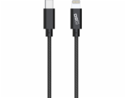 USB kabel 2GO 2GO USB Ladekabel-MFI zert anthrazit-100cm Apple USB typ C