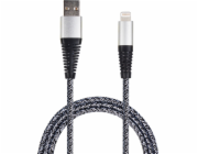 USB kabel 2GO 2GO USB Datenkabel - stříbrný - 100cm pro Apple 8-Pin