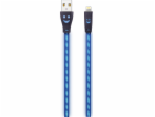 USB kabel 2GO 2GO USB Ladekabel sw mit blauer LED-Beleuch...