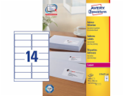 Adresní štítky Avery Zweckform na obálky 99,1 x 38,1 mm (L7163-100)