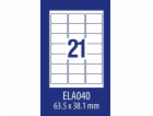 Avery Zweckform LABEL ZF ECONOMY 63,5X38,1MM 040 100ARK L...