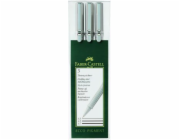 Faber-Castell Ecco Pigment Fineline 3 kusy