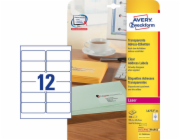 Avery Zweckform transparentní adresní štítky 99,1 x 42,3 mm (L4772-25)