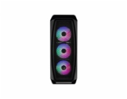 AEROCOOL skříň Aero One Frost ML G, Mid tower, 2x USB 3.0, 2x audio, 4x 120mm RGB Fan, bez zdroje