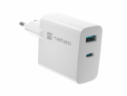 Univerzální USB nabíječka Natec RIBERA GaN 1X USB-A + 1X ...