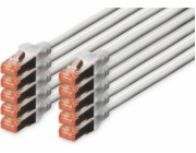 Digitus Patchcord CAT6, S-FTP, 1m, 10 kusů (DK-1644-010-10)