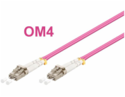 Optický patch kabel duplex LC-LC 50/125 MM 2m OM4
