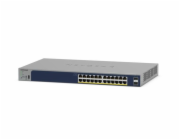 NETGEAR GS724TP-300EUS síťový přepínač Řízený L2/L3/L4 Gigabit Ethernet (10/100/1000) Podpora napájení po Ethernetu (PoE) Modrá