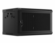 LANBERG 19" RACKOVÁ SKŘÍŇ PRO MONTÁŽ NA STĚNU 6U/600X450 S PERFOROVANÝMI DVEŘMI ČERNÁ-PLOCHÉ BALENÍ