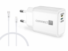 CONNECT IT DUPLEX Nabíjecí adaptér 1xLightning + 1×USB-C,...