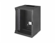 DIGITUS DN-49103 Nástěnná skříň 9U, SOHO PRO, nesmontovaná, 10", 460 x 315 x 300 mm, černá (RAL 9005)