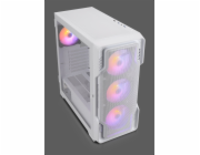 Nanoxia Geh Nanoxia MIDI DS-9 ARGB Airflow bílé pouzdro - USB-C - TG-Mesh