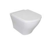 Závěsné WC s poklopem CLASSIC RIMOFF, 440×530 mm