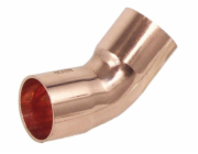 Měděné koleno NIBCO 5041022, 45° V/V, 22 mm