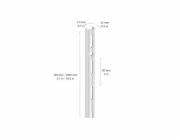 Profilová panenka, 1495 mm x 17 mm