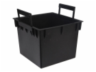 Květináč s obalem čtvercový 24 cm bílá KO-Y89300410