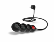 Connect IT prodlužovací kabel 230 V 3 zásuvky 1.5 m s vypínačem černá CES-1013-BK CONNECT IT prodlužovací kabel 230 V, 3 zásuvky, 1,5 m, s vypínačem (černý)