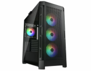COUGAR PC skříň DUOFACE Pro RGB Mid Tower TG & Airflow Front Panel 4 x ARGB Fans TG Left Panel