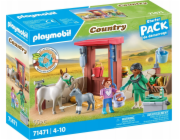 PLAYMOBIL 71471 Country Starter Pack Veterinární použití s osly, stavebnice