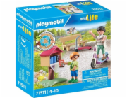 PLAYMOBIL 71511 City Life Výměna knih pro knihomoly, stavební hračky