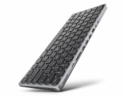 AXAGON HMC-KB-US, USB 5Gbps hub s US klávesnicí, HDMI 4K/60Hz, 3x USB-A, SD/mSD, audio, PD 100W, kabel USB-C 60cm