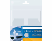 Herma CD/DVD-Cases self-adhesive f.1 CD/DVD 10 Pcs. trans.  7688