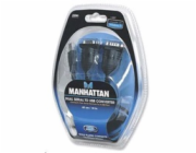 MANHATTAN převodník z USB na 2x sériový port (USB AM/DB9M(2), RS232)