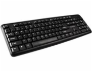 CANYON klasická USB klávesnice CZ/SK, omývatelná, černá