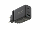 Tellur GaN 65W 3portová nástěnná nabíječka, 2xUSB-C + USB...