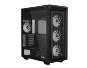 ADATA XPG case BATTLECRUISER II Mid-Tower, bez zdroje, 4x 120mm ARGB Fan, Černá