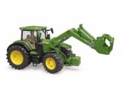 Bruder Traktor John Deere 7R 350 s čelním nakladačem