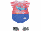 ZAPF Creation BABY born® Pyžamo a dřeváky modré, doplňky ...