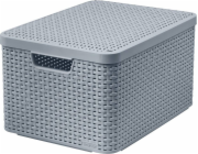 Úložný kufr CURVER STYLE, 30 l, šedý, 44×33×24 cm