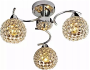 KRIS Závěsné svítidlo Krislamp Sofia KR 310-3PL závěsné svítidlo 3x40W E14 chrom