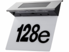 Solární LED svítidlo s domovním číslem IP44 MCE423