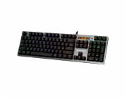 A4tech Bloody Klávesnice B760, herní klávesnice, mechanická, drátová, Black Switch, CZ/SK, Černá