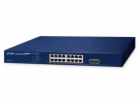 Planet GS-2210-16P2S WEBsmart L2 switch, 16x1Gb, 2x1Gb SF...