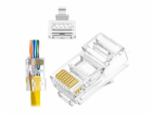 W-Star Konektor UTP RJ45EZ Cat6A 100ks 3U pozlacený 6SLD ...