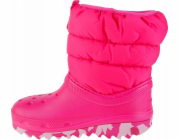 Crocs Crocs Classic Neo Puff Boot Dětské 207684-6X0 Růžové 38/39