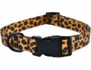 Barry King Voděodolný obojek pro psa, PVC, leopardí potisk, 2x35-55cm