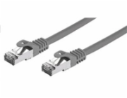 C-TECH kabel patchcord Cat7, S/FTP, šedý, 3m