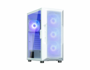 Zalman skříň I3 Neo ARGB white / ATX / 4x120 ARGB fan / 2xUSB 3.0 / 1xUSB 2.0 / prosklená bočnice / mesh panel / bílá