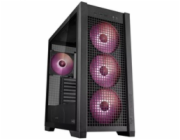 ASUS case TUF GAMING CASE (GT302) TG, Mid Tower, 4x 140mm ARGB Fan, černá